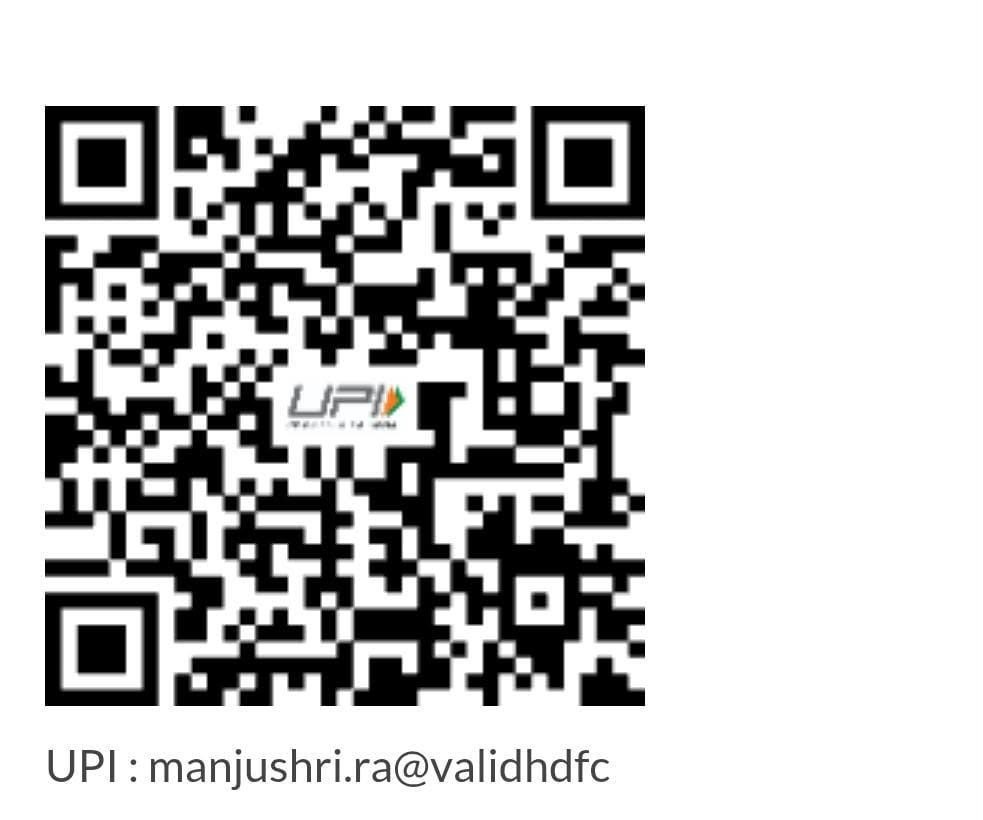 SEBI Verified Payment QR Code - Manjushri Sharma